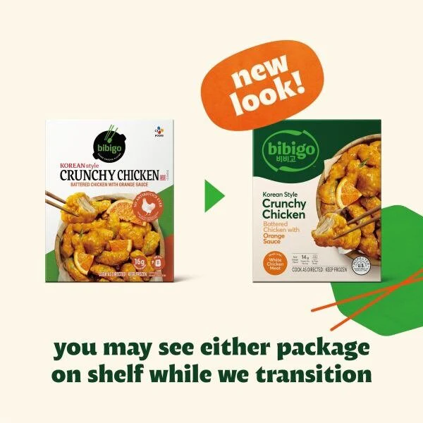 bibigo™ Korean Style Crunchy Chicken with Orange Sauce (18 oz) - Image 3
