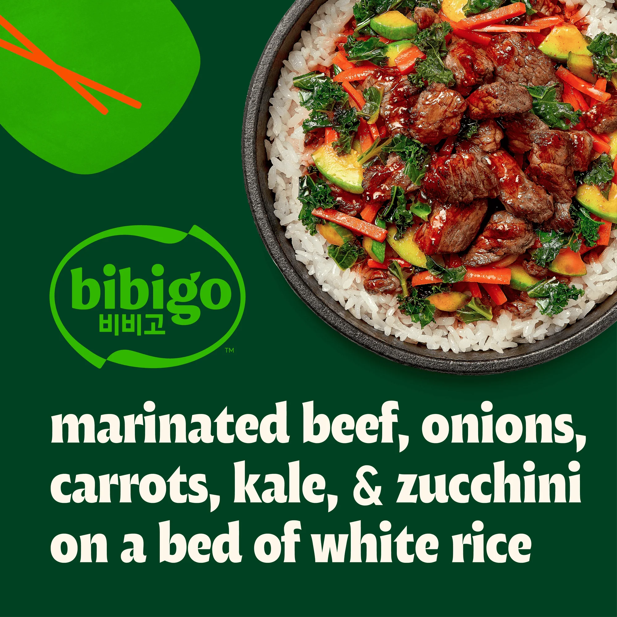 Beef & Vegetable Bibimbap Rice Bowl - Image 4