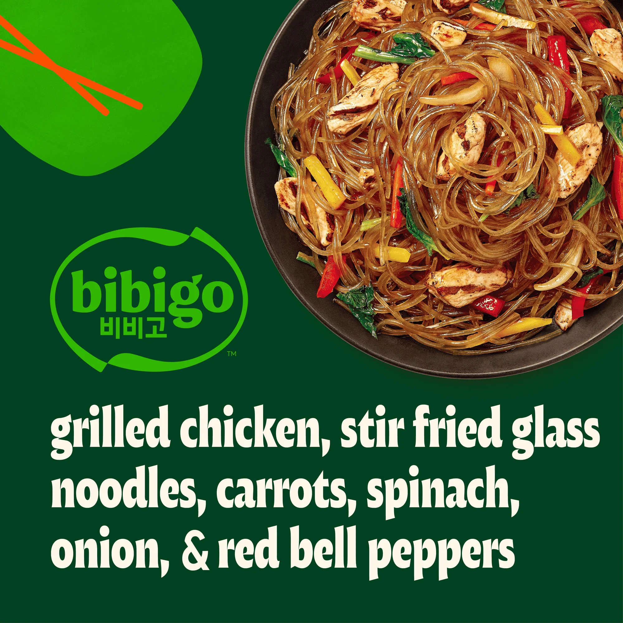 Chicken & Vegetable Japchae Noodles - Image 4
