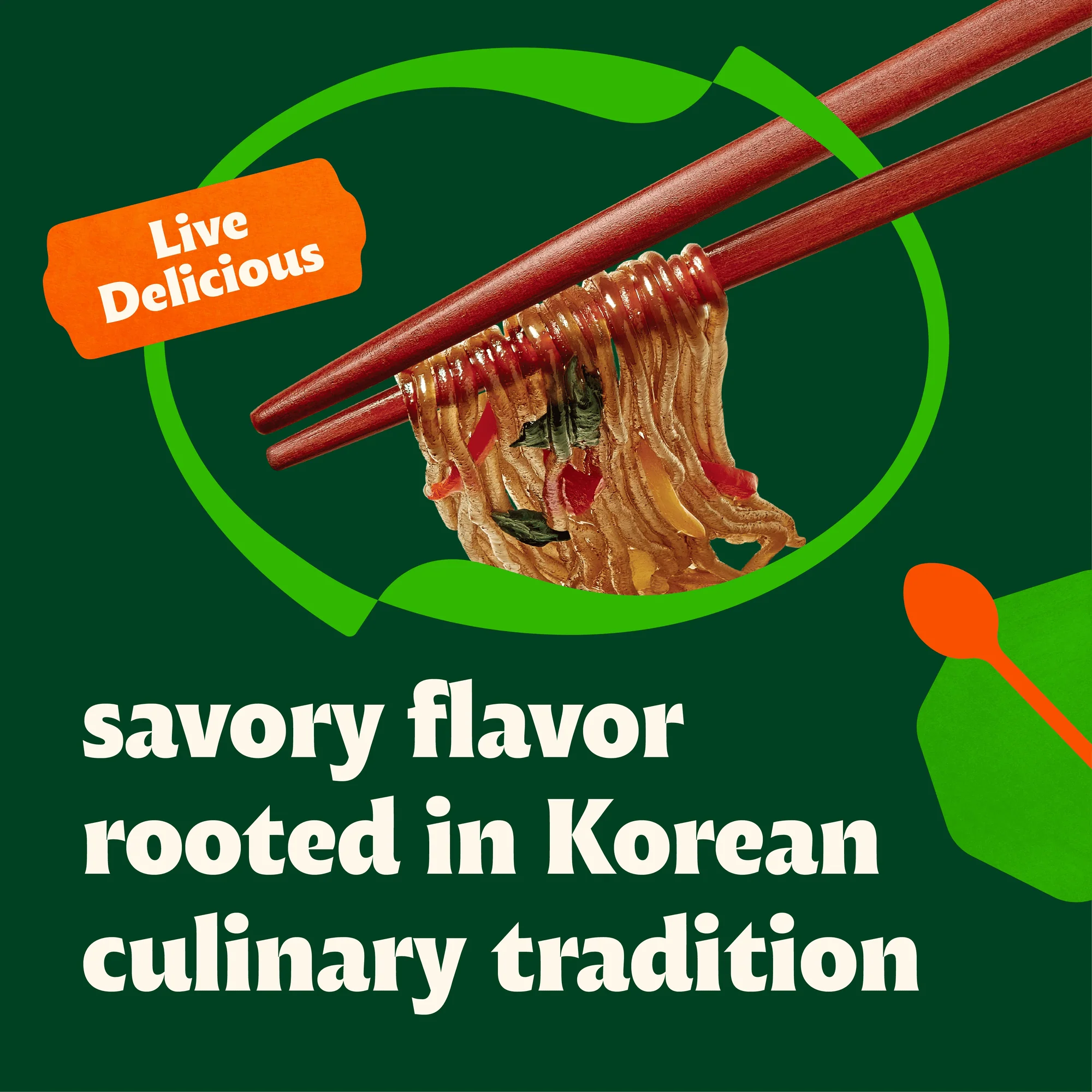 Chicken & Vegetable Japchae Noodles - Image 5