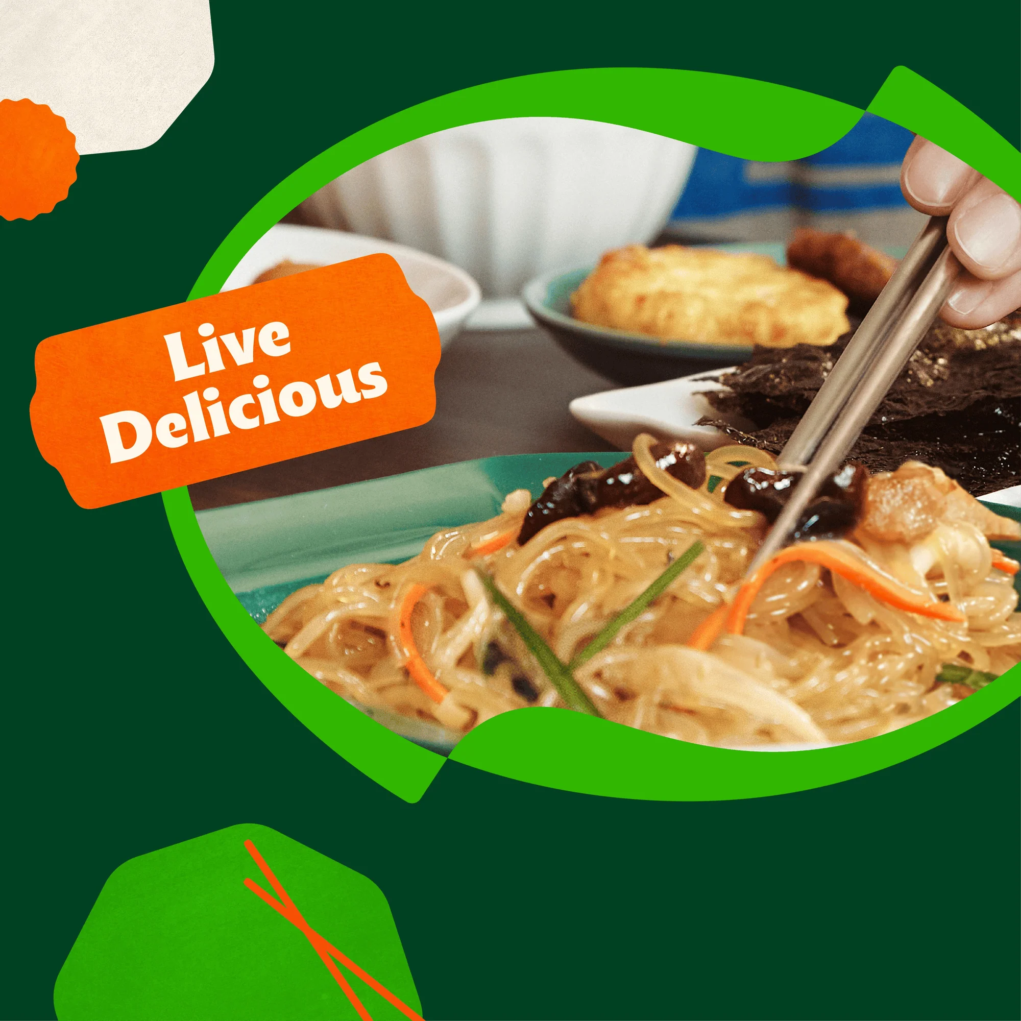 Chicken & Vegetable Japchae Noodles - Image 7